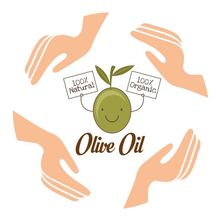 olive oil design, vector illustration eps10 graphicのイラスト素材