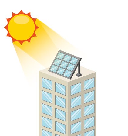 solar energy design, vector illustration eps10 graphicのイラスト素材