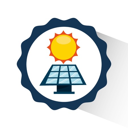 solar energy design, vector illustration eps10 graphicのイラスト素材