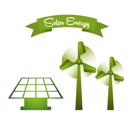 solar energy design, vector illustration eps10 graphicのイラスト素材