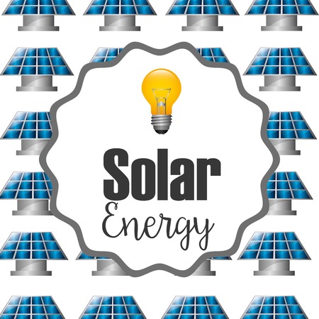 solar energy design, vector illustration eps10 graphicのイラスト素材