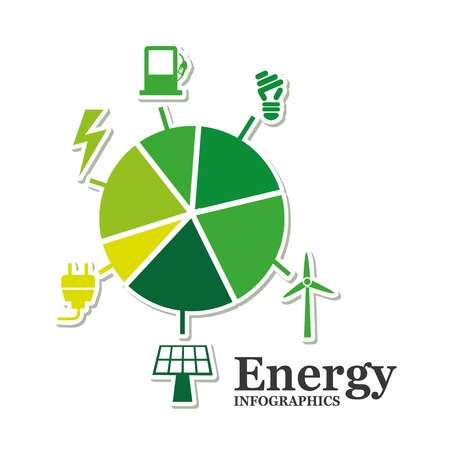 eco energy design, vector illustration eps10 graphicのイラスト素材