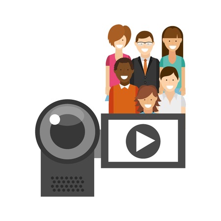 camera film design, vector illustration eps10 graphicのイラスト素材