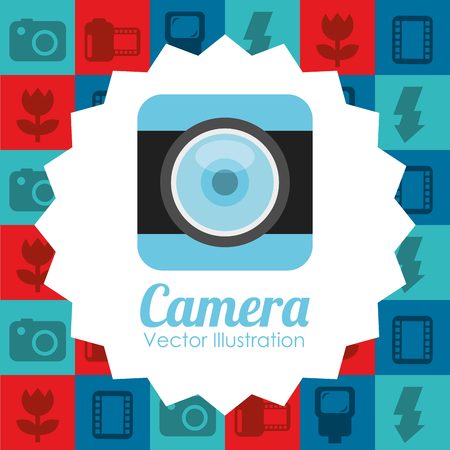 camera photography design, vector illustration eps10 graphicのイラスト素材