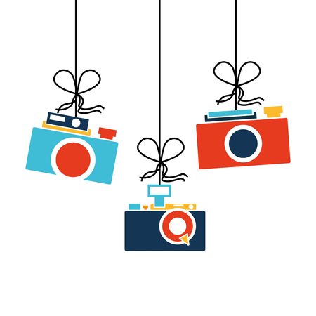 camera photography design, vector illustration eps10 graphicのイラスト素材