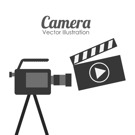 camera film design, vector illustration eps10 graphicのイラスト素材