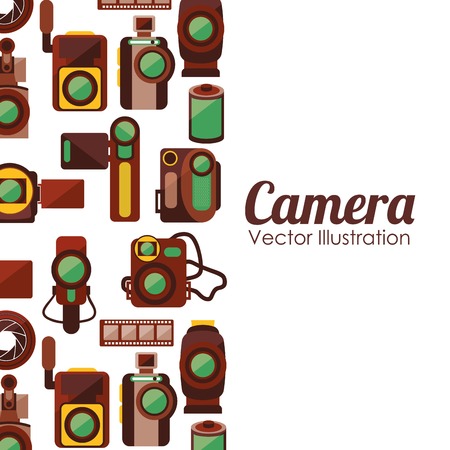 camera film design, vector illustration eps10 graphicのイラスト素材