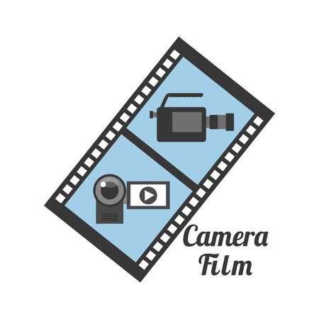 camera film design, vector illustration eps10 graphicのイラスト素材