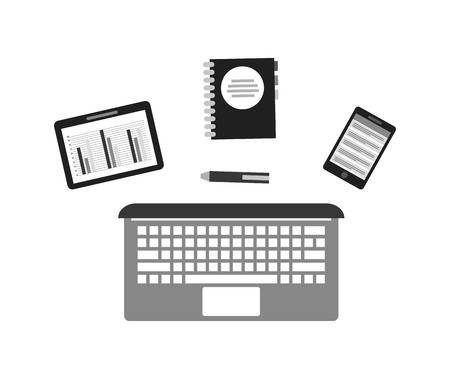 office concept design, vector illustration eps10 graphicのイラスト素材