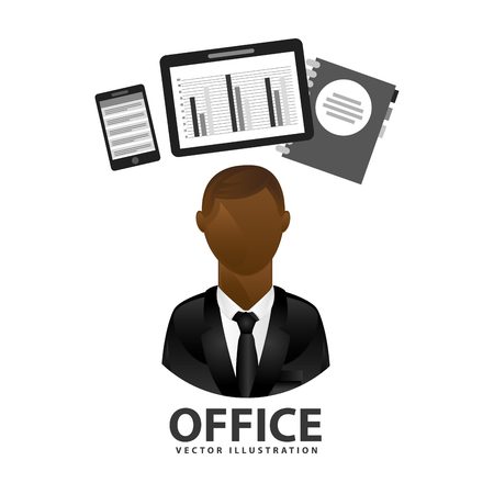 office concept design, vector illustration eps10 graphicのイラスト素材