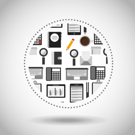 office concept design, vector illustration eps10 graphicのイラスト素材