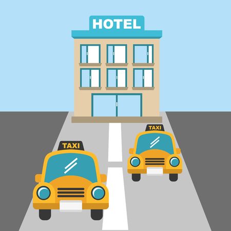 taxi service design, vector illustration eps10 graphicのイラスト素材