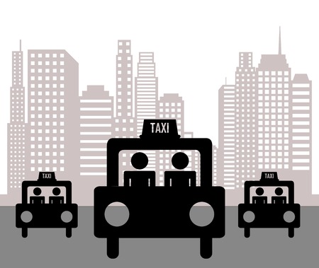 taxi service design, vector illustration eps10 graphicのイラスト素材