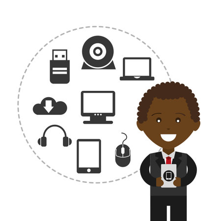 gadget technology design, vector illustration eps10 graphicのイラスト素材