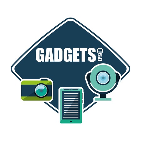 gadget technology design, vector illustration のイラスト素材