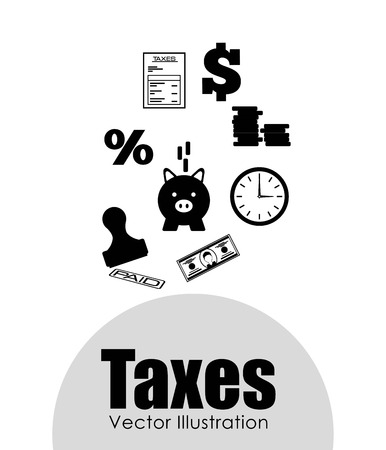 tax day design, vector illustration eps10 graphicのイラスト素材