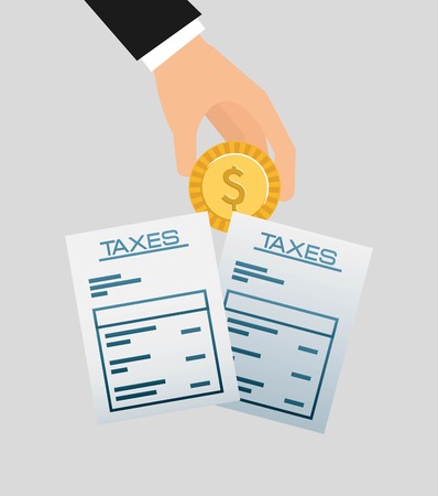 tax day design, vector illustration eps10 graphicのイラスト素材