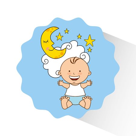 baby shower design, vector illustration eps10 graphicのイラスト素材