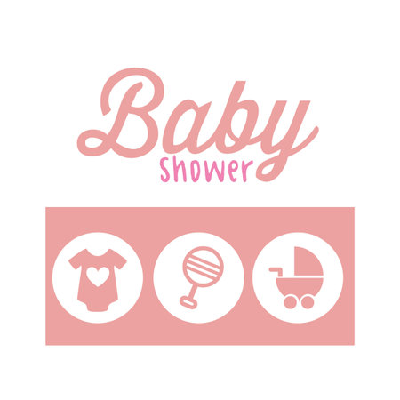 baby shower design, vector illustration eps10 graphicのイラスト素材