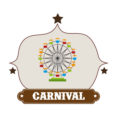 Circus carnival entertainment graphic design, vector illustrationのイラスト素材