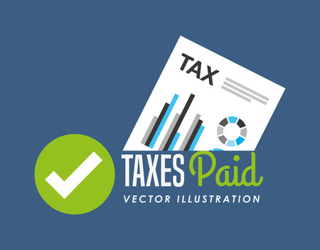 tax time design, vector illustration eps10 graphicのイラスト素材