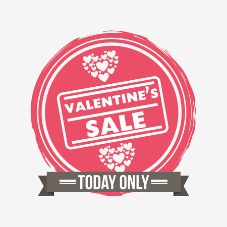 valentines sale design, vector illustration eps10 graphicのイラスト素材