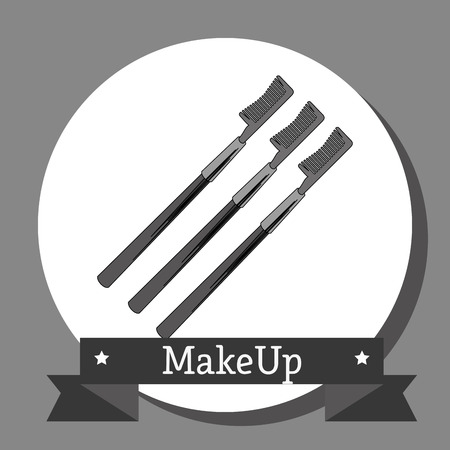 Make-up and womens cosmetics graphic design, vector illustration eps10のイラスト素材