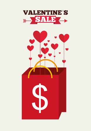 valentines sale design, vector illustration eps10 graphicのイラスト素材