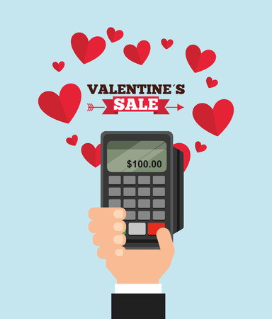 valentines sale design, vector illustration eps10 graphicのイラスト素材