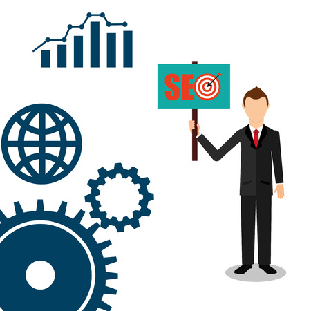search engine optimization design, vector illustration eps10 graphicのイラスト素材