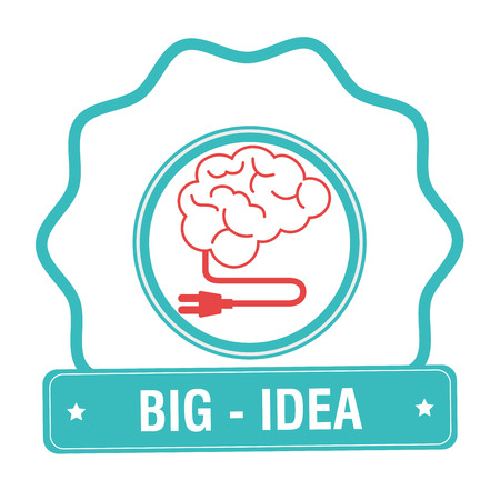 Big idea icon graphic design, vector illustration eps10のイラスト素材