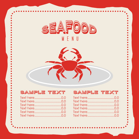 sea food design, vector illustration eps10 graphicのイラスト素材