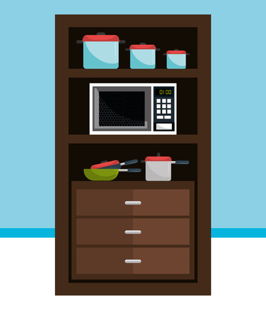 Kitchen utensil and dishware graphic design, vector illustrationのイラスト素材