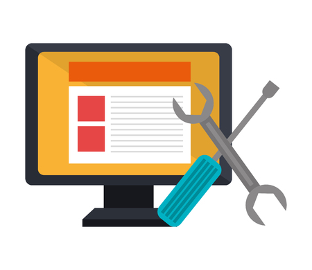 Technology and electronic devices graphic design, vector illustration eps10のイラスト素材