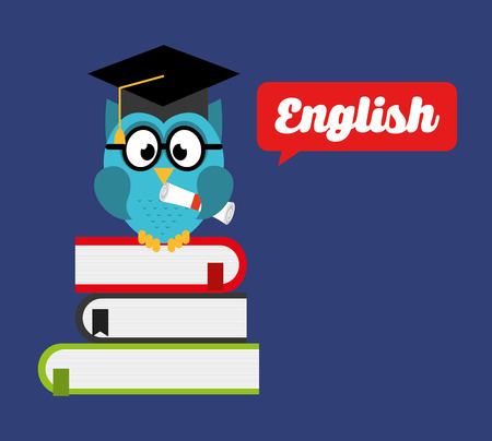 learn english design, vector illustration eps10 graphicのイラスト素材