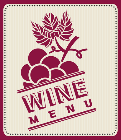 menu wine design, vector illustration graphicのイラスト素材