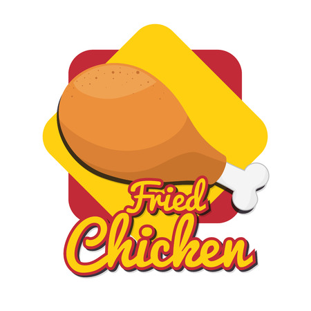 Fast and delicious food graphic design, vector illustrationのイラスト素材