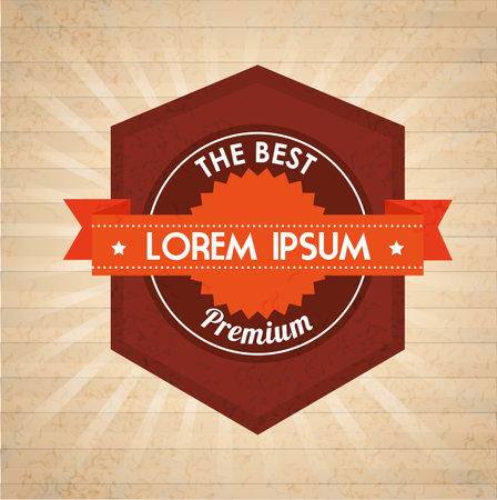 Banners and labels graphic design, vector illustration のイラスト素材