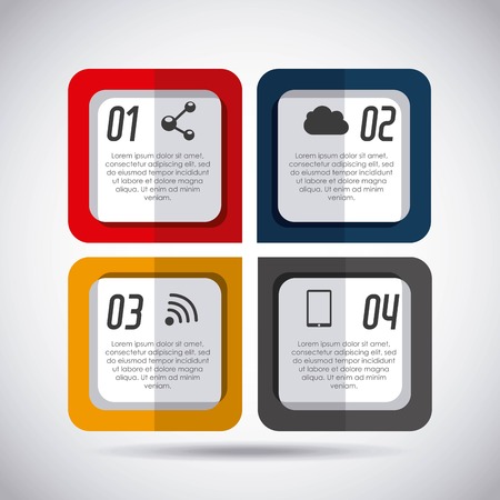 infographics concept design, vector illustration のイラスト素材