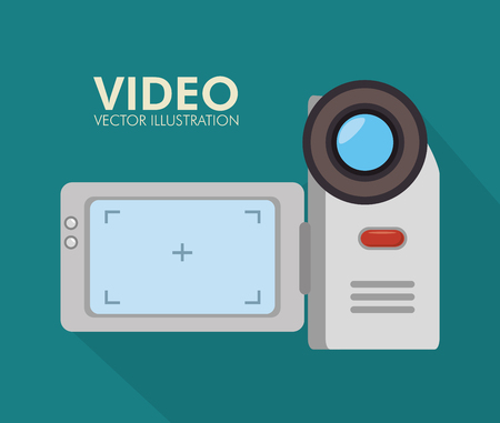 Videos and entertainment graphic design, vector illustrationのイラスト素材