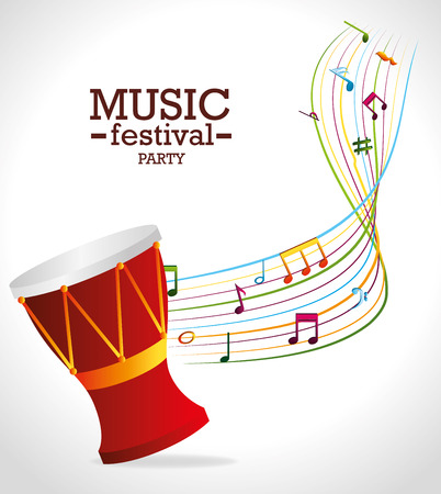 Music art graphic design, vector illustration eps10のイラスト素材