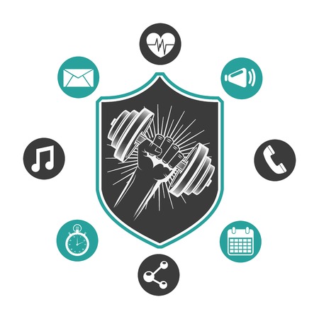 work hard design, vector illustration eps10 graphicのイラスト素材