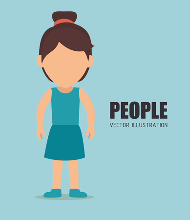 People cartoon graphic design, vector illustration eps10のイラスト素材
