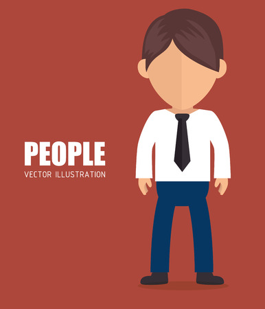 People cartoon graphic design, vector illustration eps10のイラスト素材