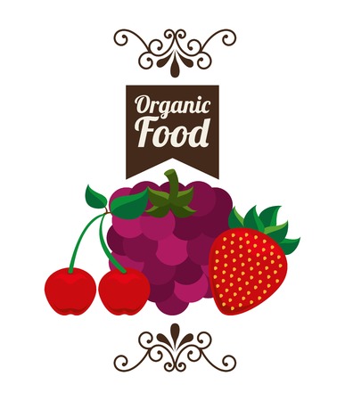health and organic food design, vector illustration eps10 graphicのイラスト素材