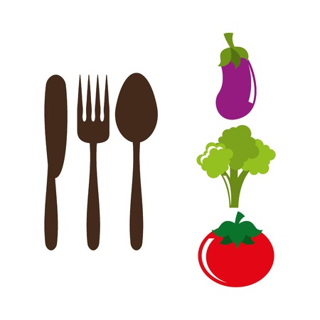 health and organic food design, vector illustration eps10 graphicのイラスト素材