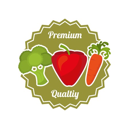 health and organic food design, vector illustration eps10 graphicのイラスト素材