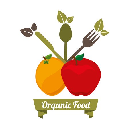 health and organic food design, vector illustration eps10 graphicのイラスト素材