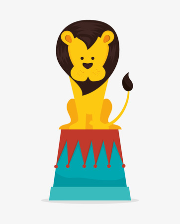 Circus carnival entertainment graphic design, vector illustrationのイラスト素材