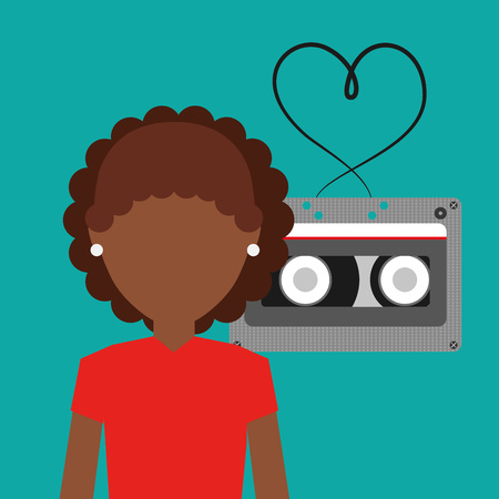music lifestyle design, vector illustration eps10 graphicのイラスト素材